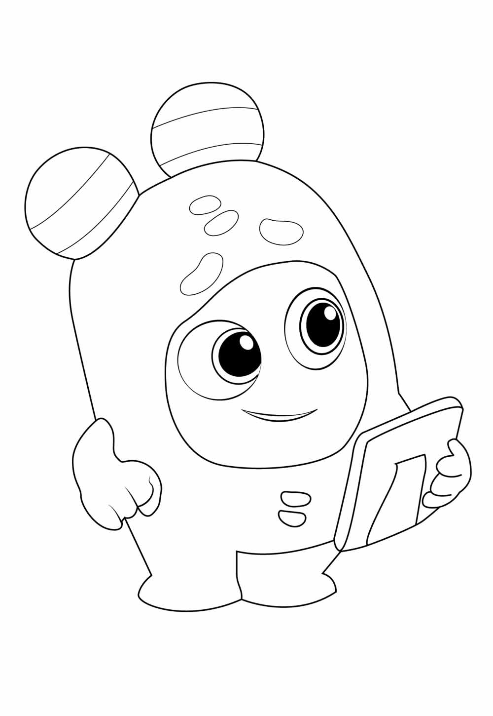 Desenho de Oddbods para colorir