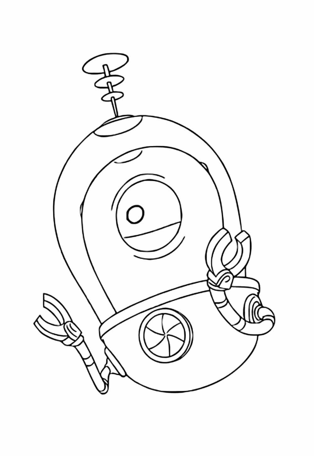 Desenho de Oddbods para imprimir