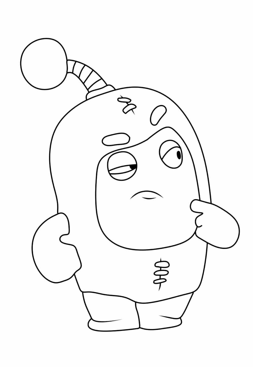 Oddbods para colorir