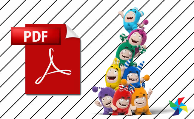 Desenhos de Oddbods em PDF