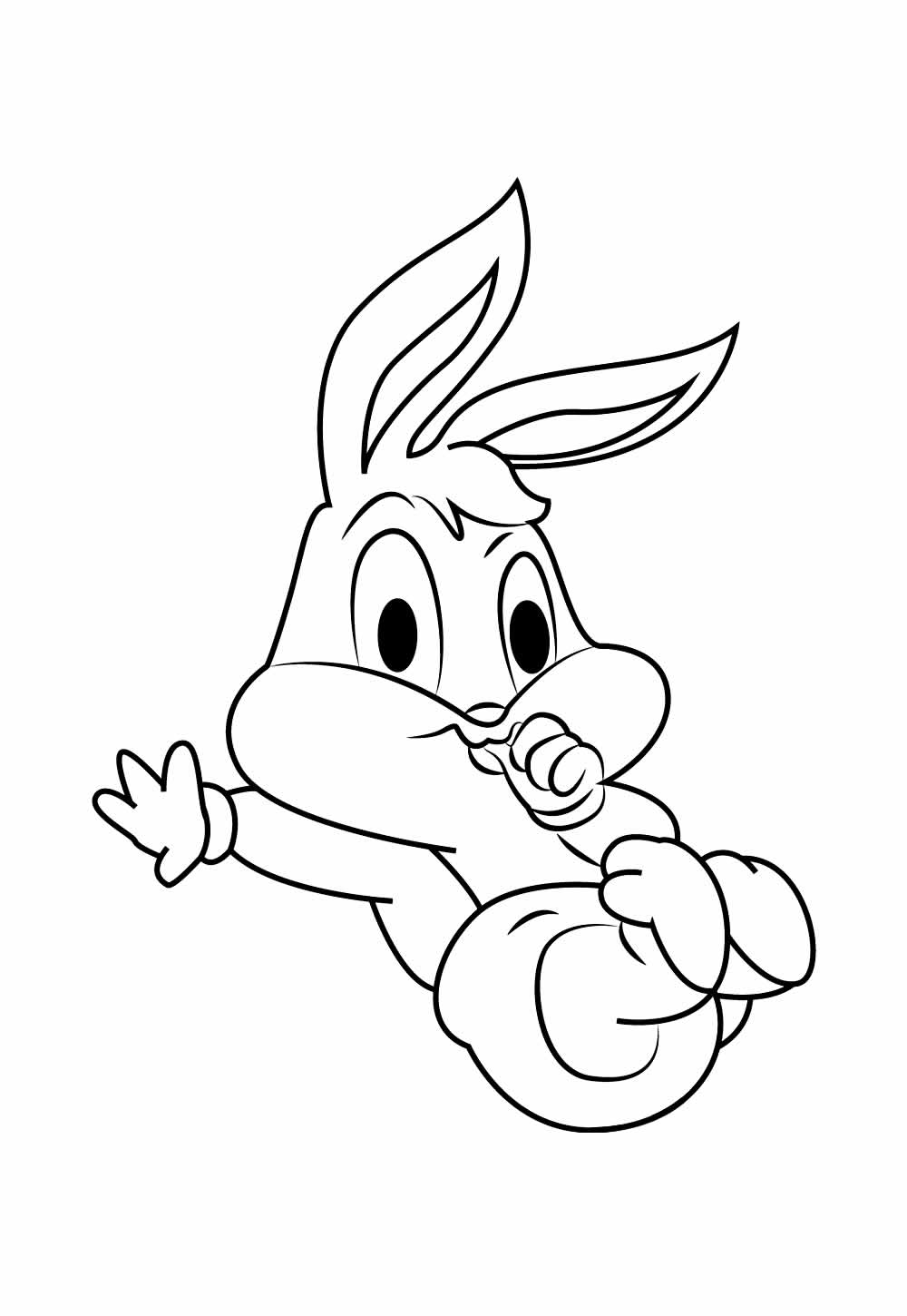 Pernalonga Baby para colorir