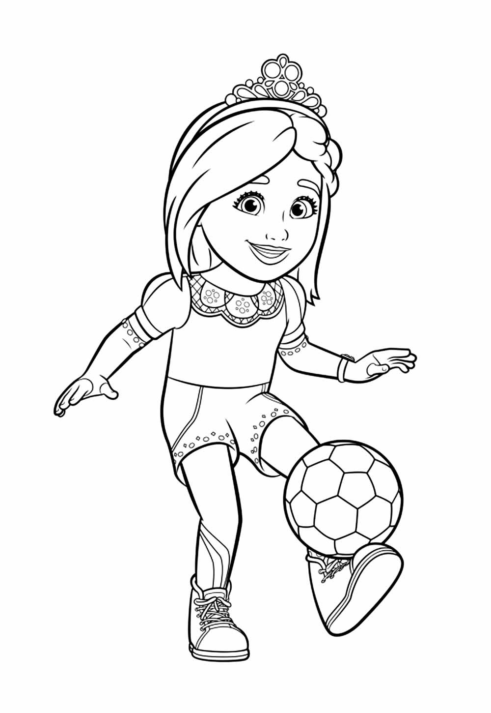 Desenho de Princesa do Poder para colorir