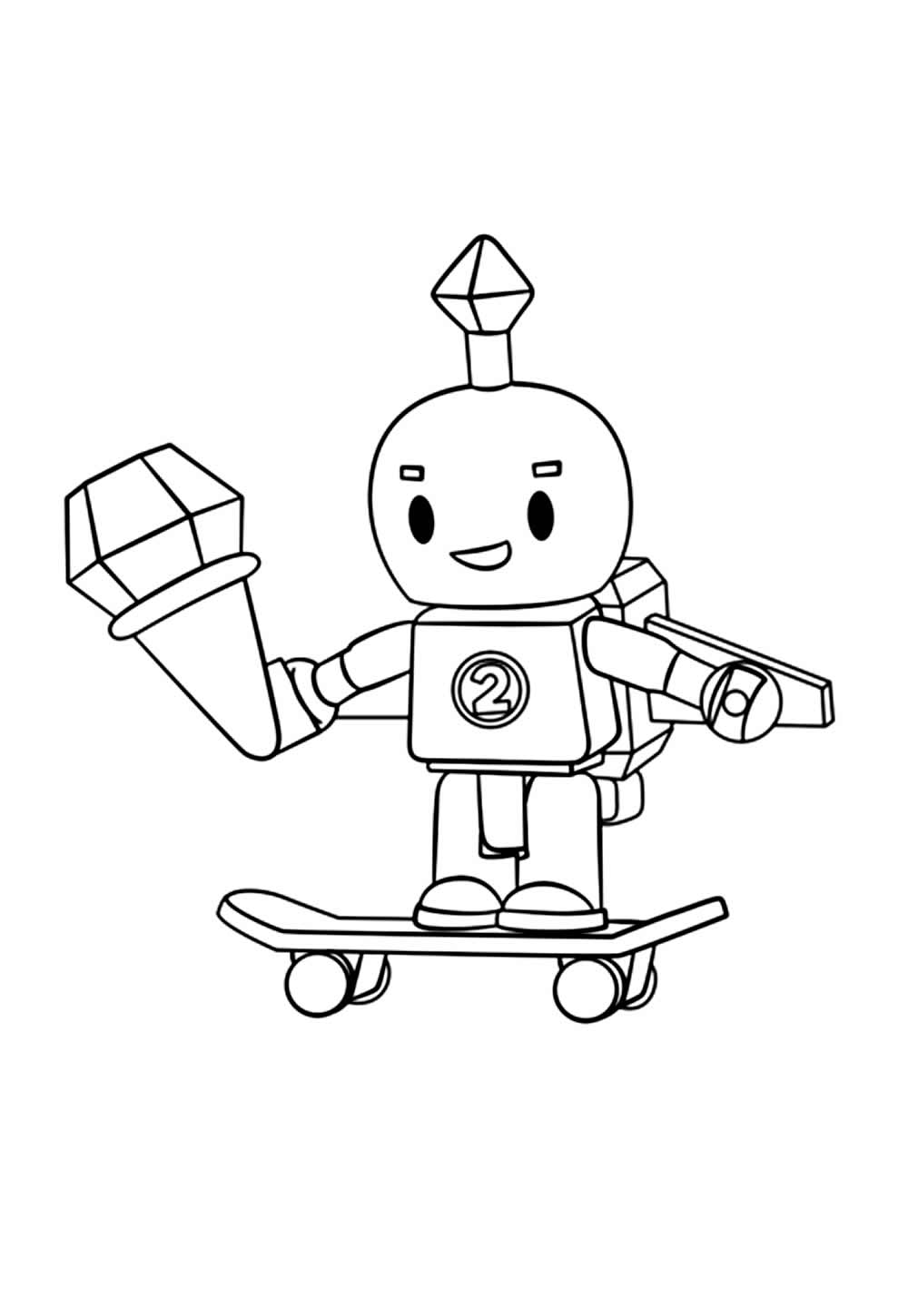 Desenho de Roblox Baby para colorir