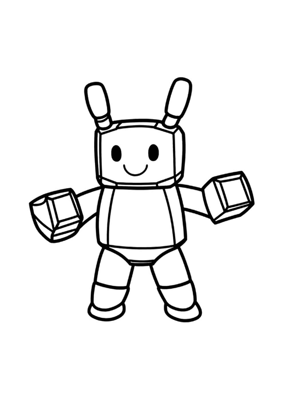 Desenho de Roblox Baby para pintar