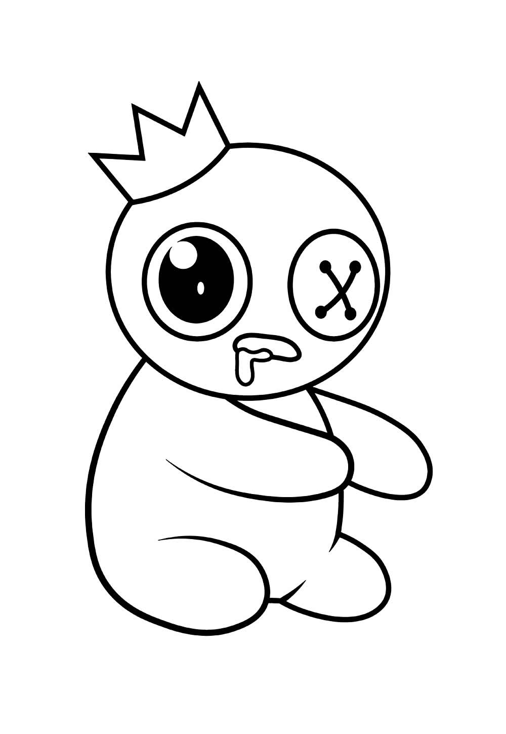 Roblox Baby para colorir - Rainbow Friends