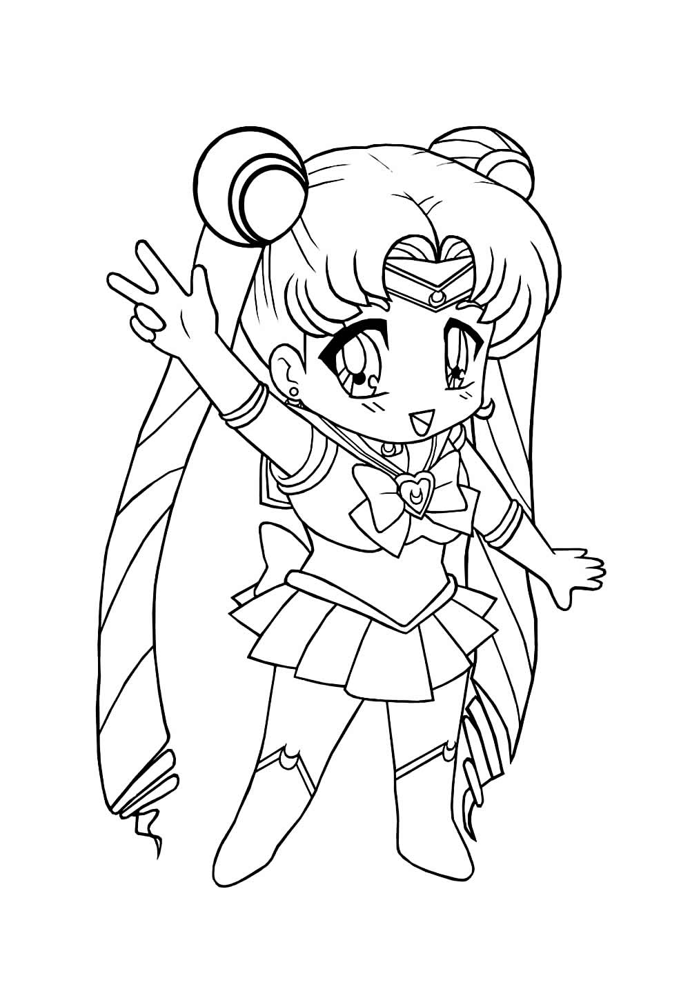 Desenho de Sailor Moon Baby
