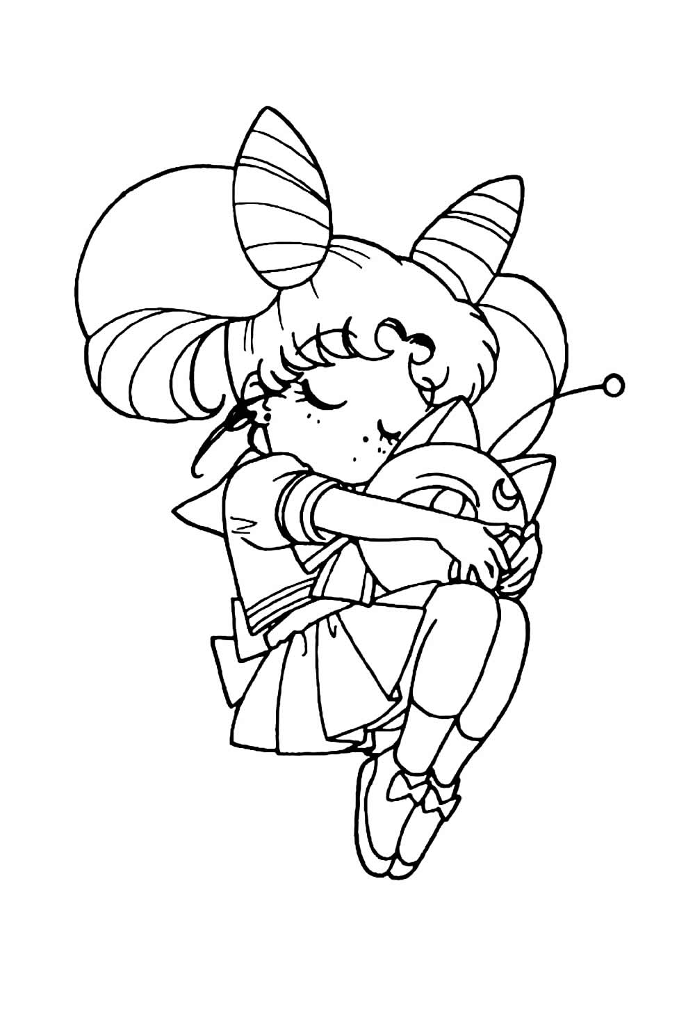 Desenho de Sailor Moon Baby para colorir