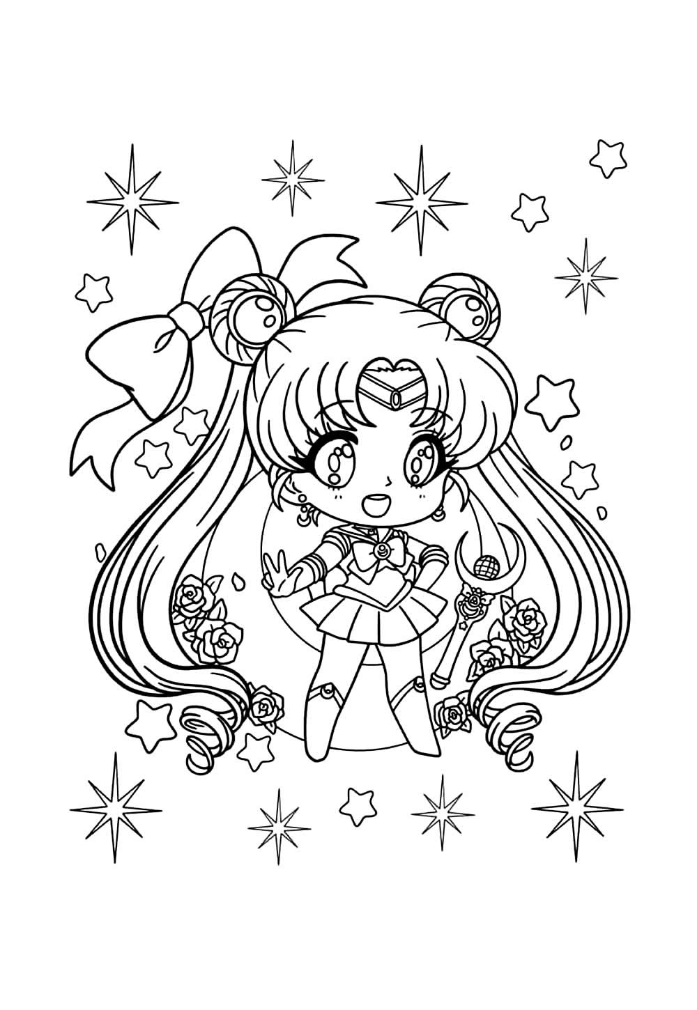 Sailor Moon Baby para colorir