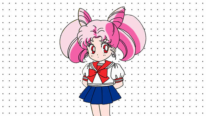 Desenhos de Sailor Moon Baby para colorir
