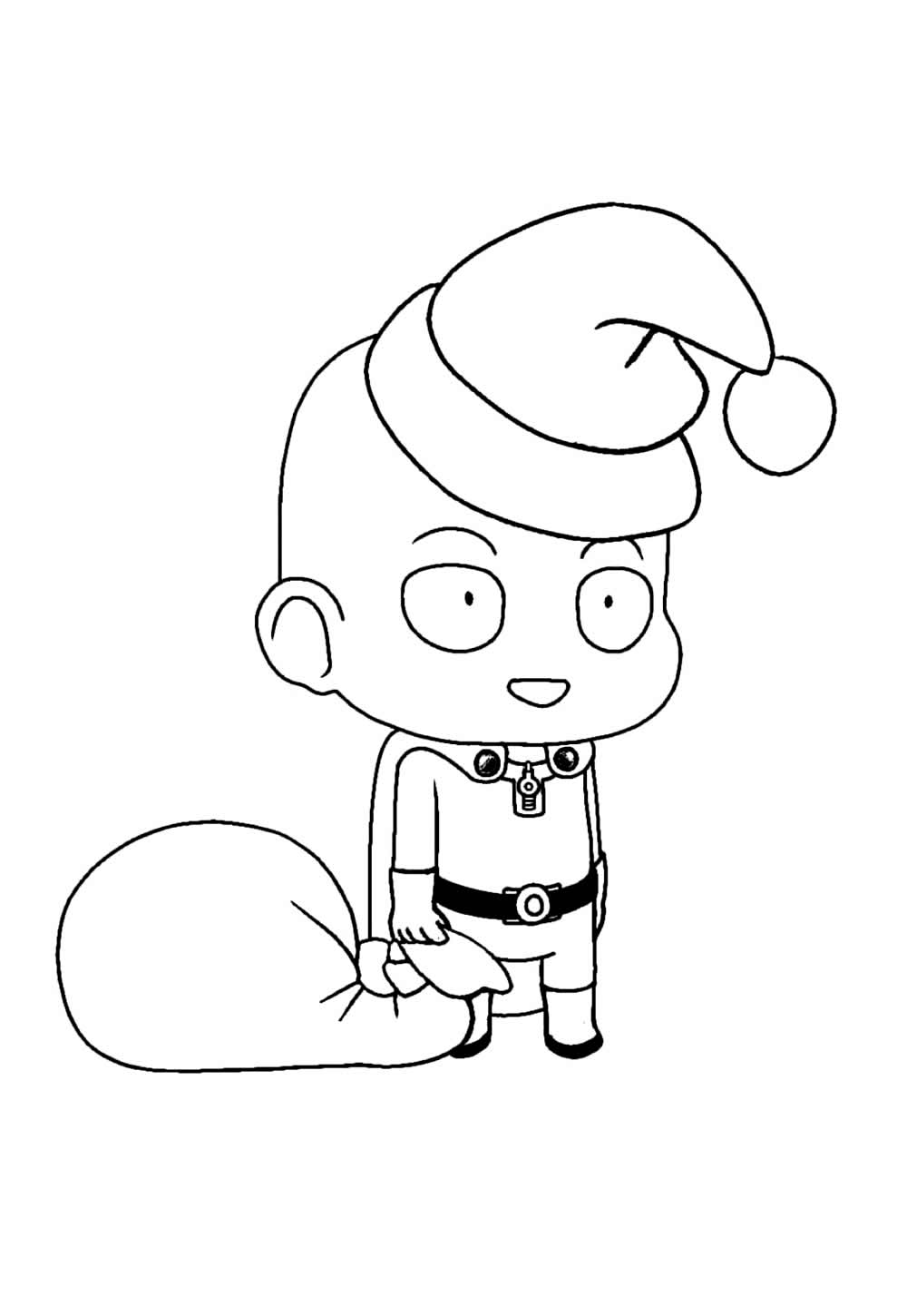 Saitama Baby para colorir