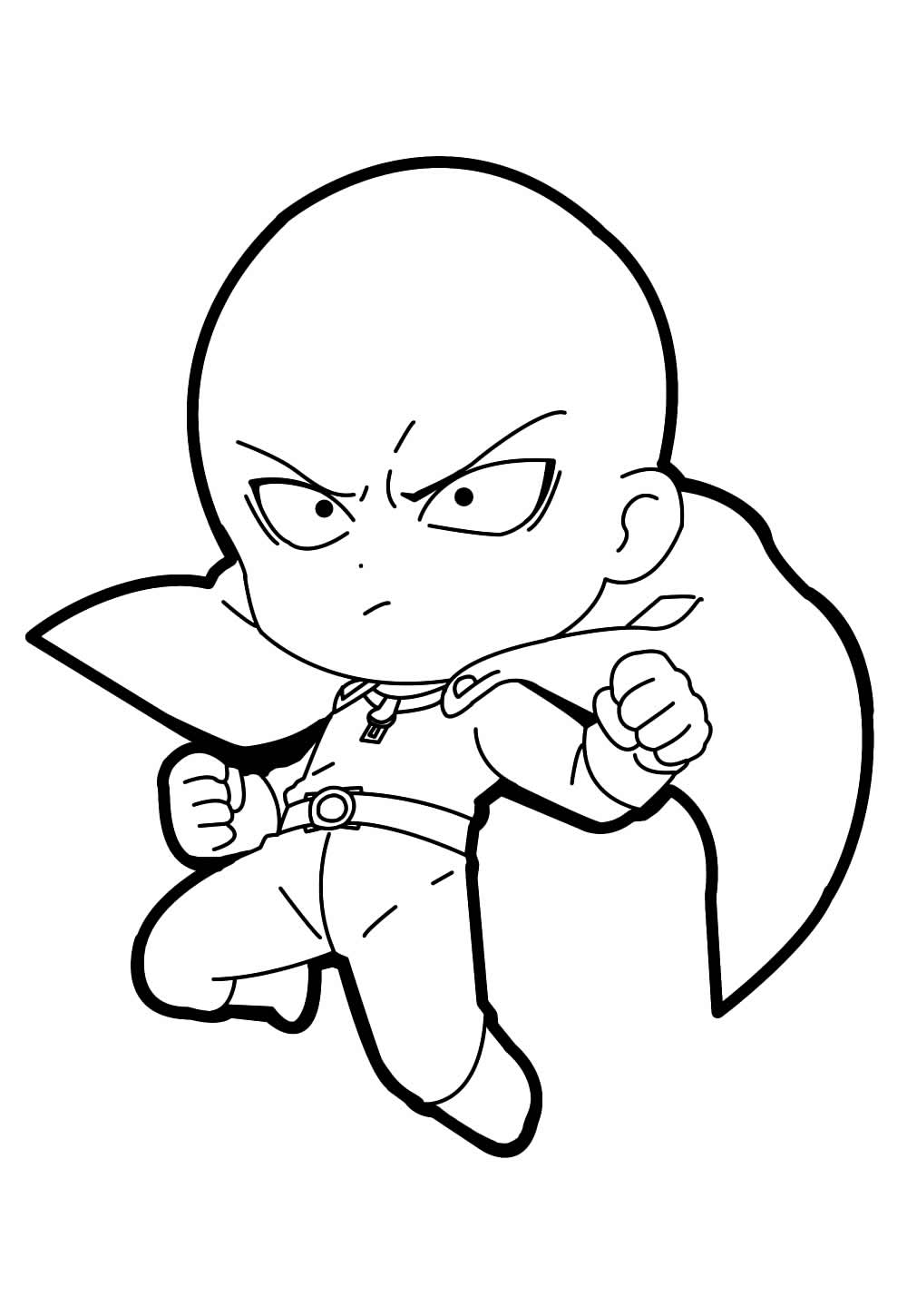 Desenho de Saitama Baby