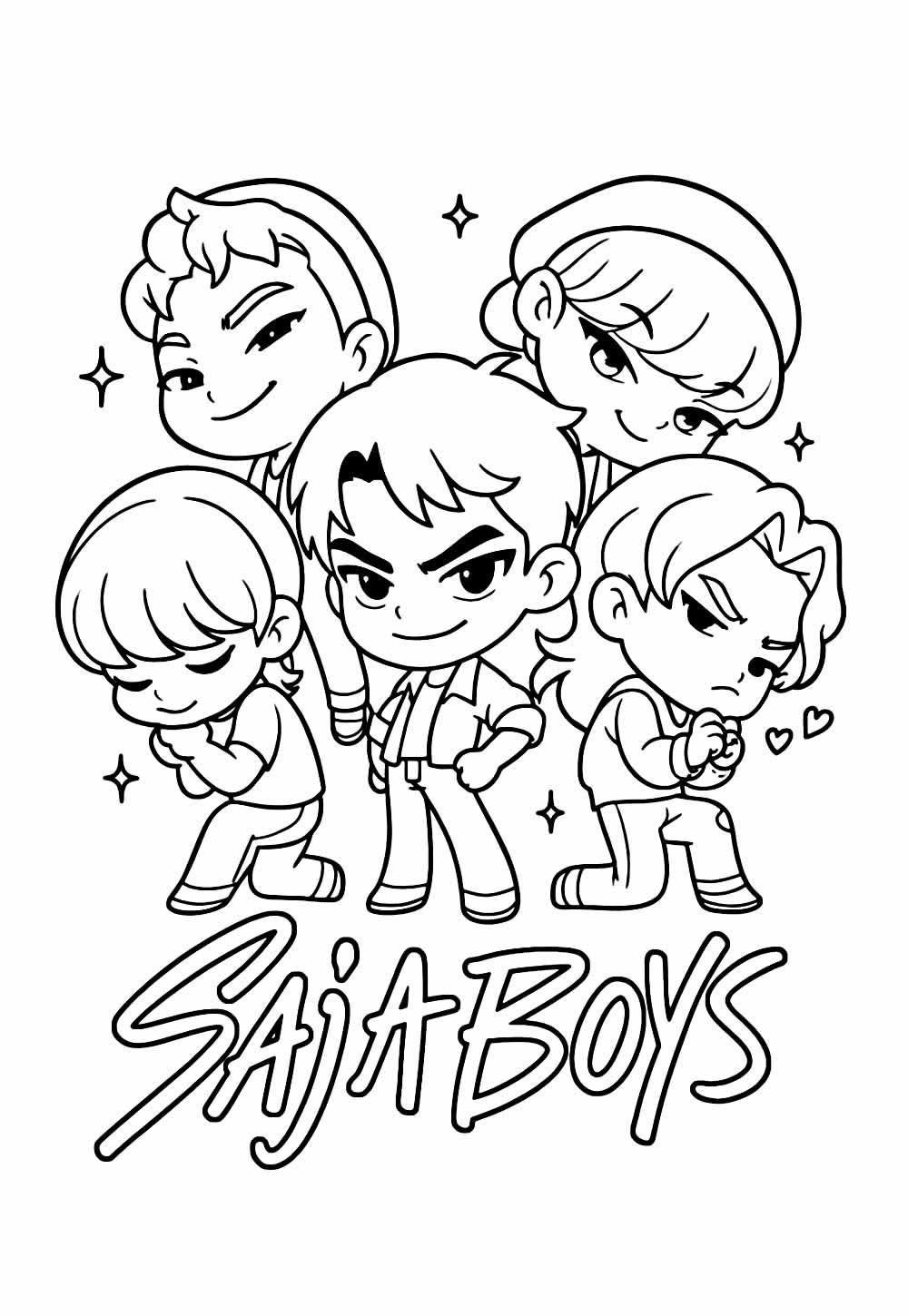 Desenho de Saja Boys Baby