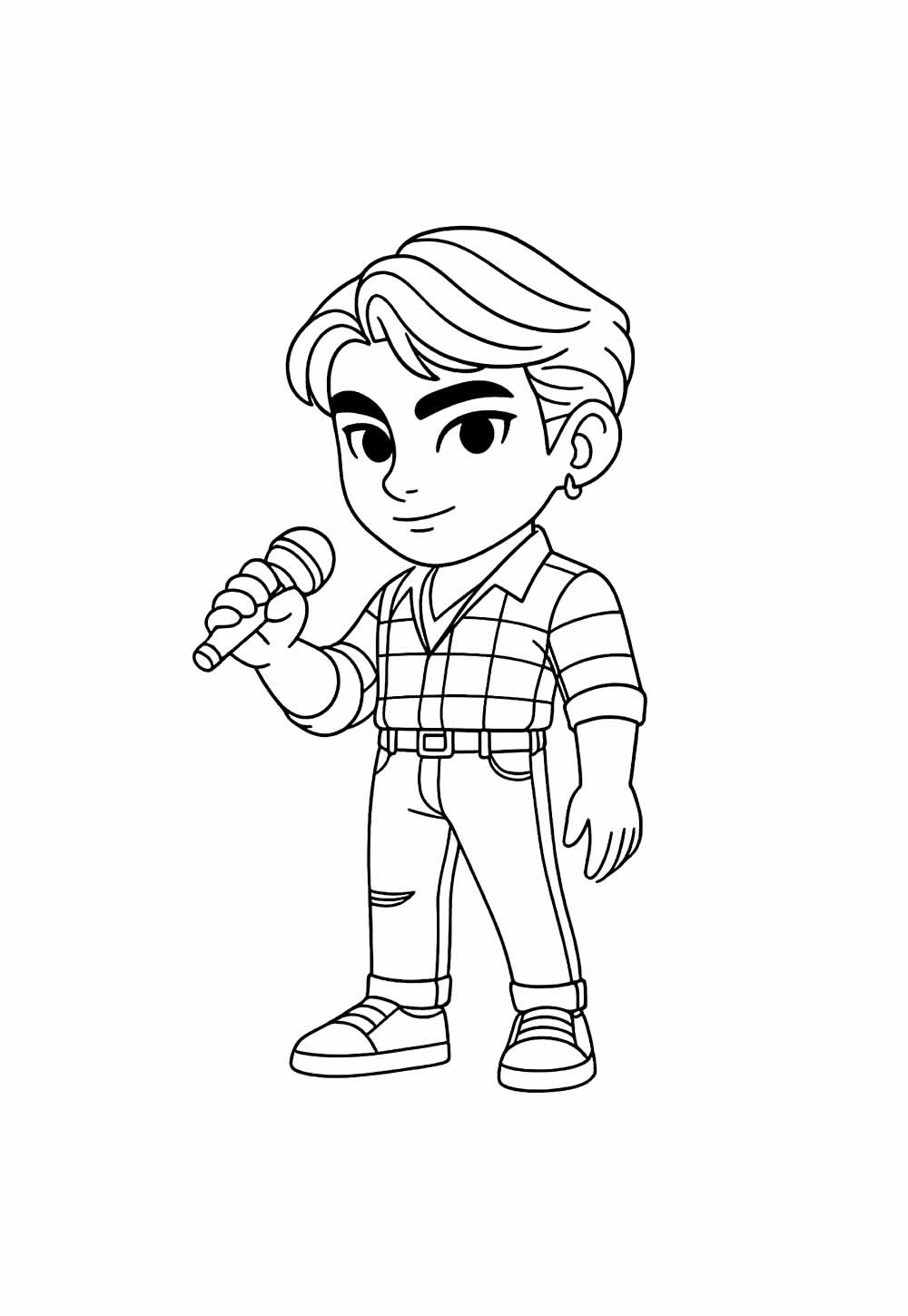 Desenho de Saja Boys Baby para pintar