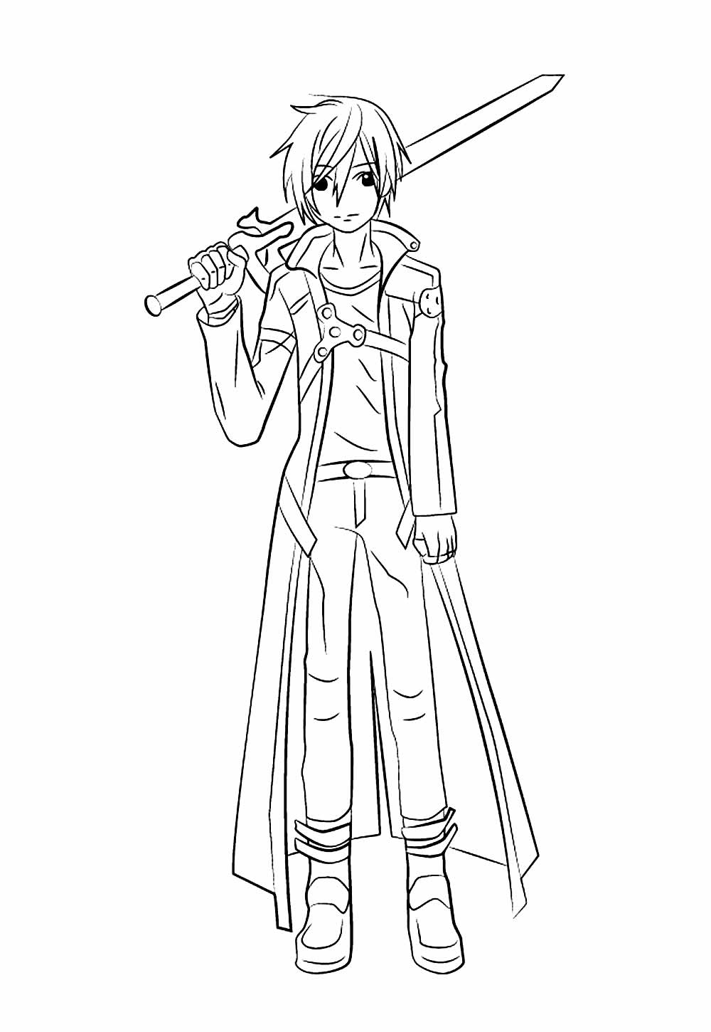 Desenho de Sword Art Online