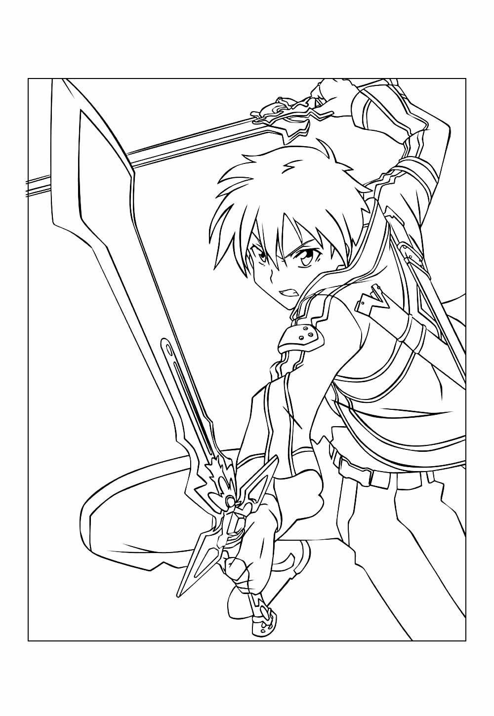 Desenho Sword Art Online
