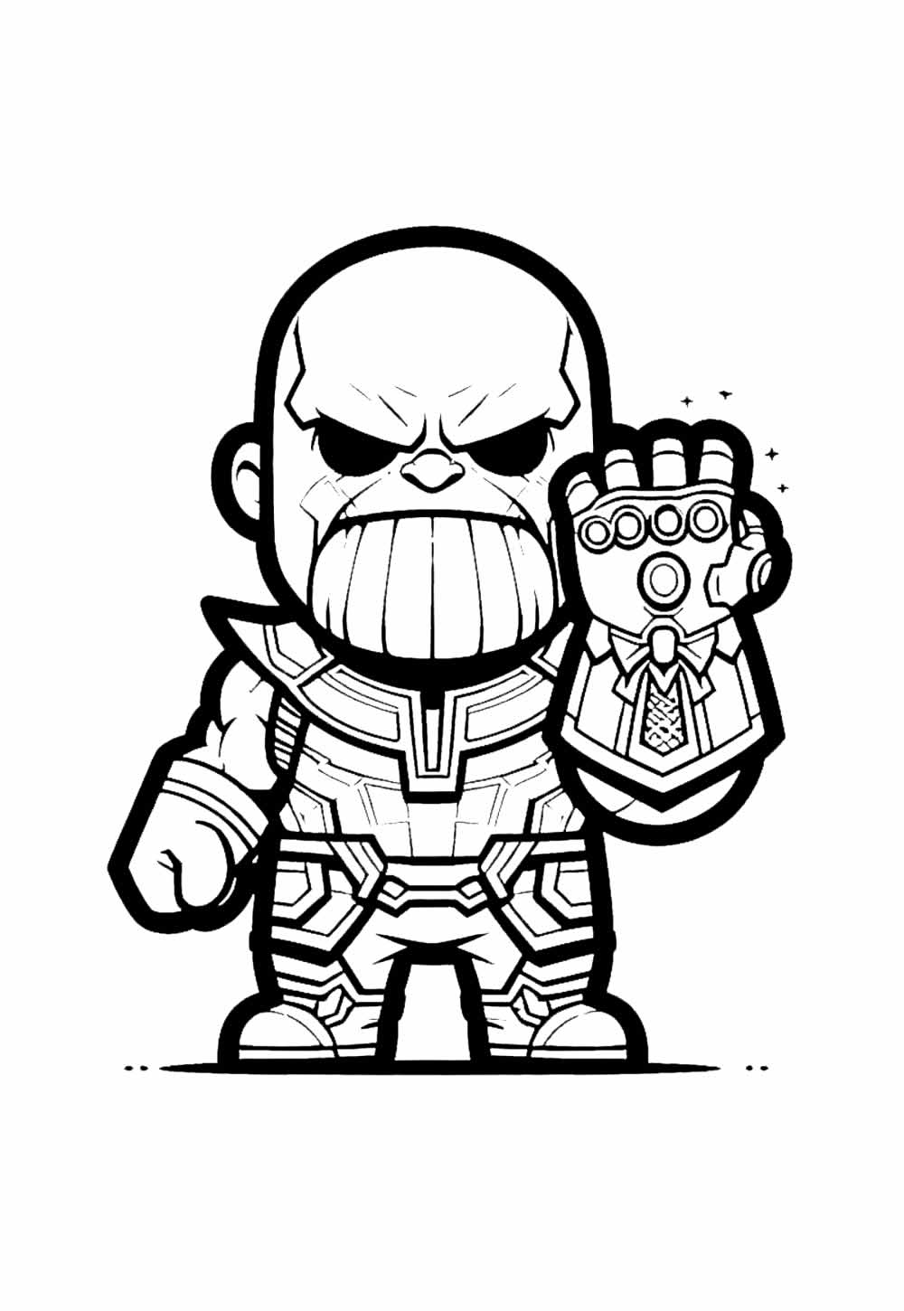 Desenho de Thanos Baby
