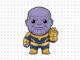 Desenhos de Thanos Baby para colorir