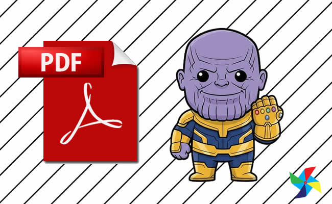 Desenhos de Thanos Baby em PDF