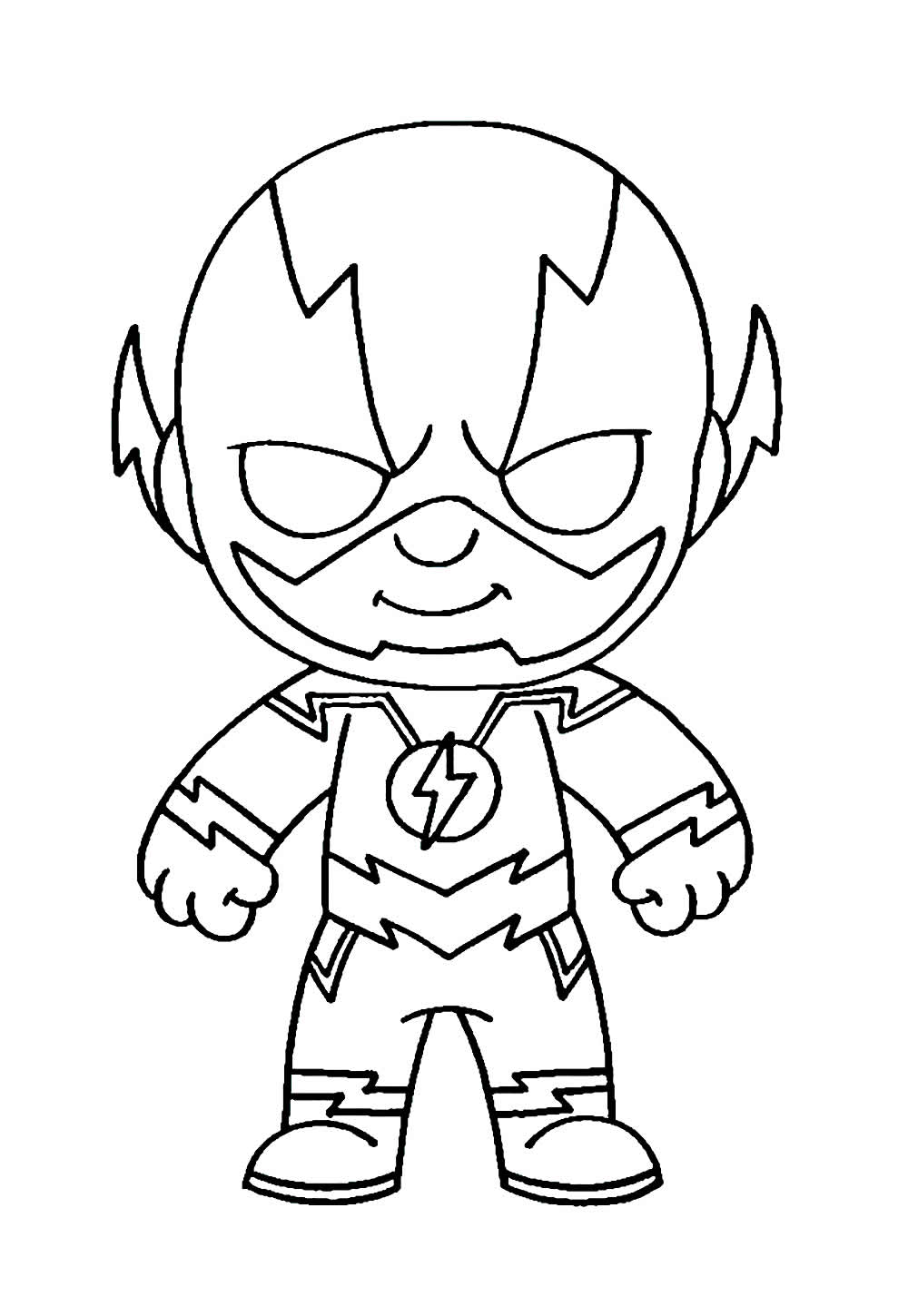 Desenho de The Flash Baby
