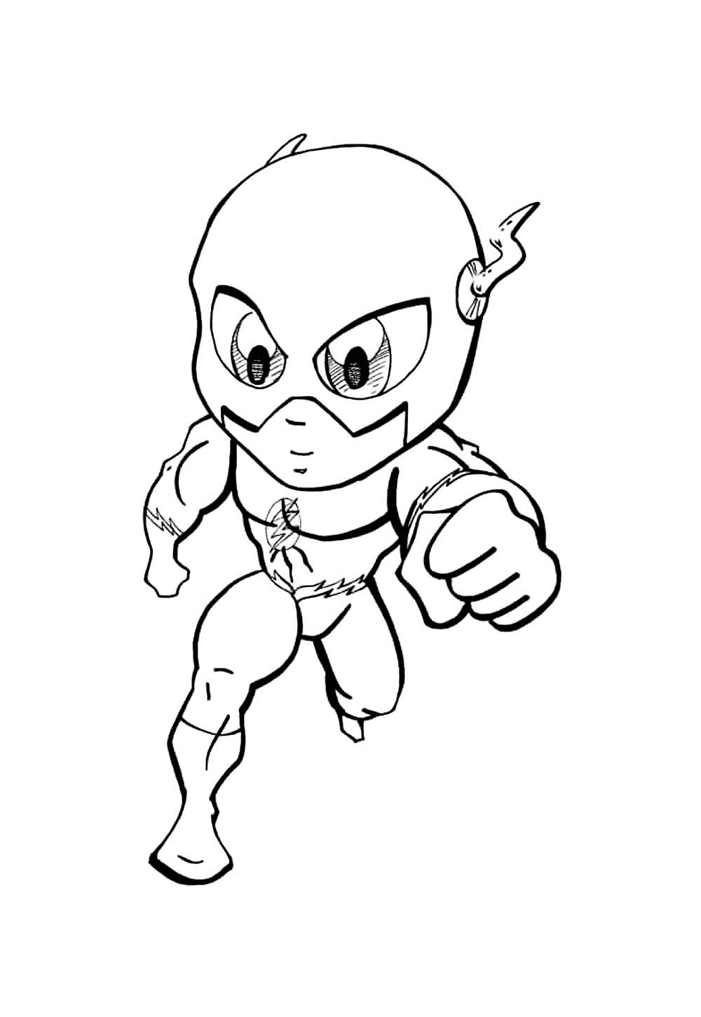 The Flash Baby para colorir