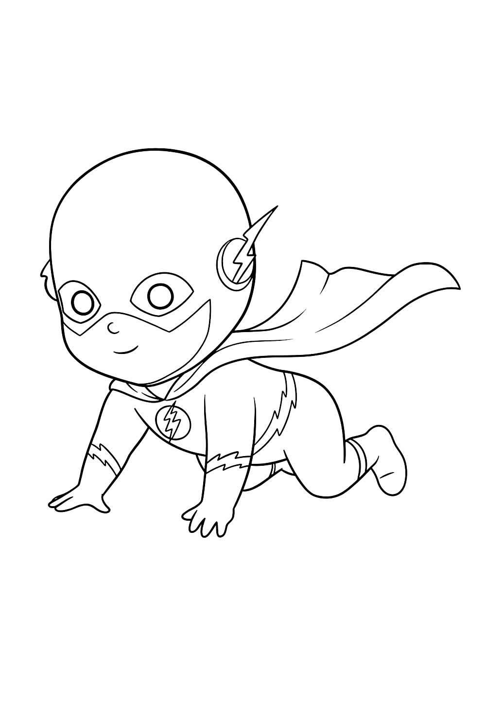 The Flash Baby para colorir
