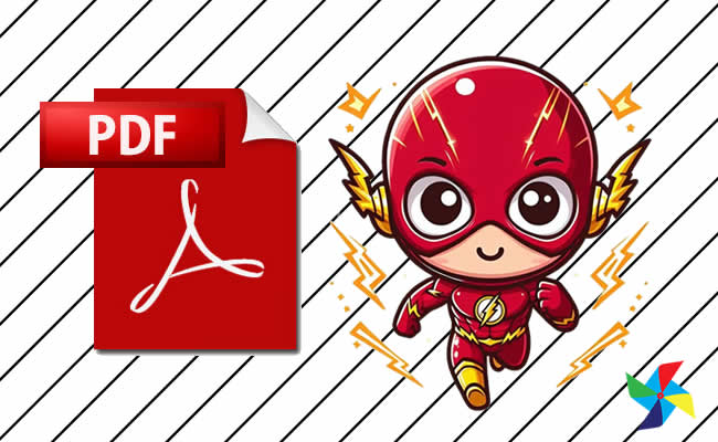 Desenhos de The Flash Baby em PDF