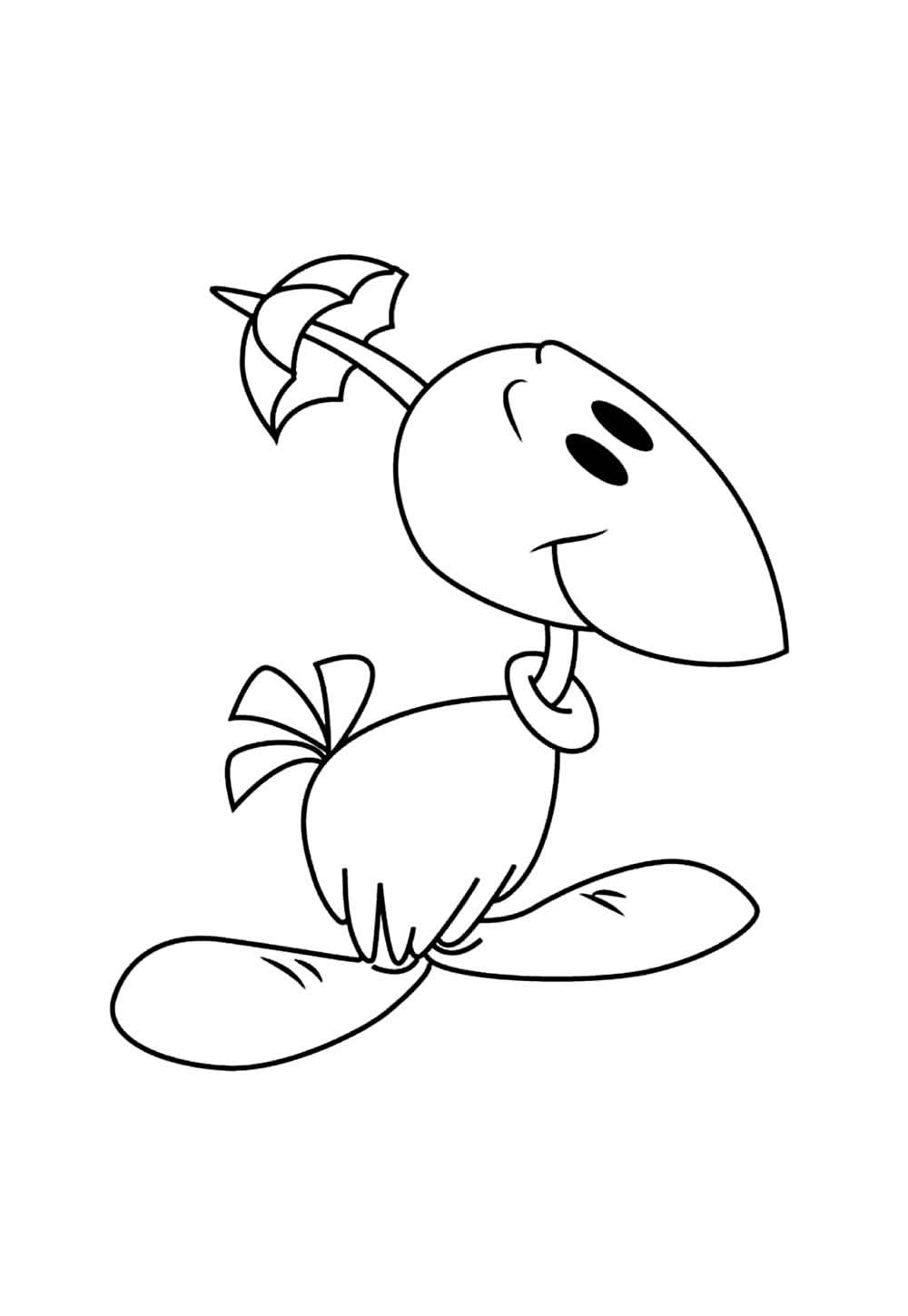 Desenho de Tiny Toons para pintar