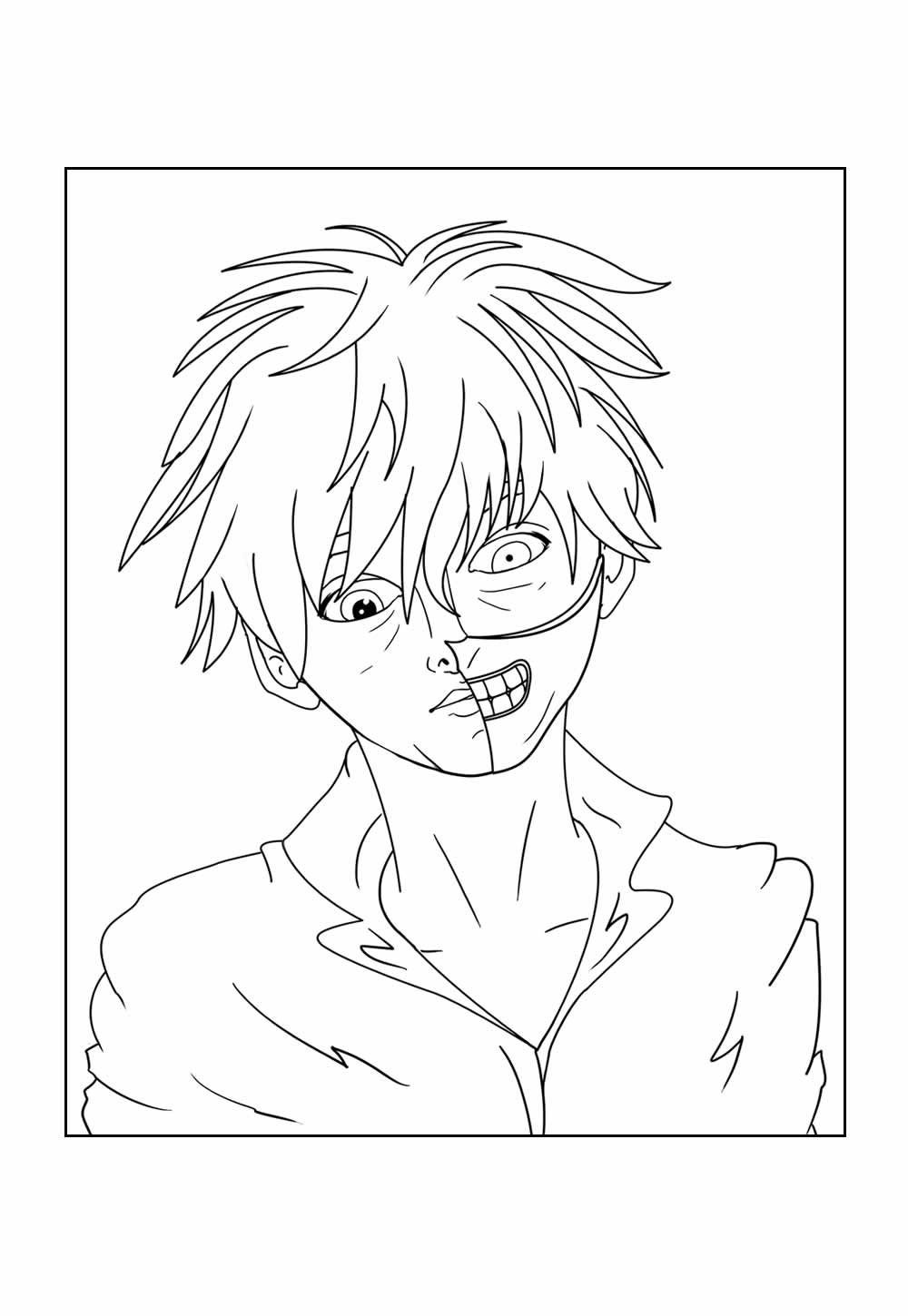 Desenho de Tokyo Ghoul