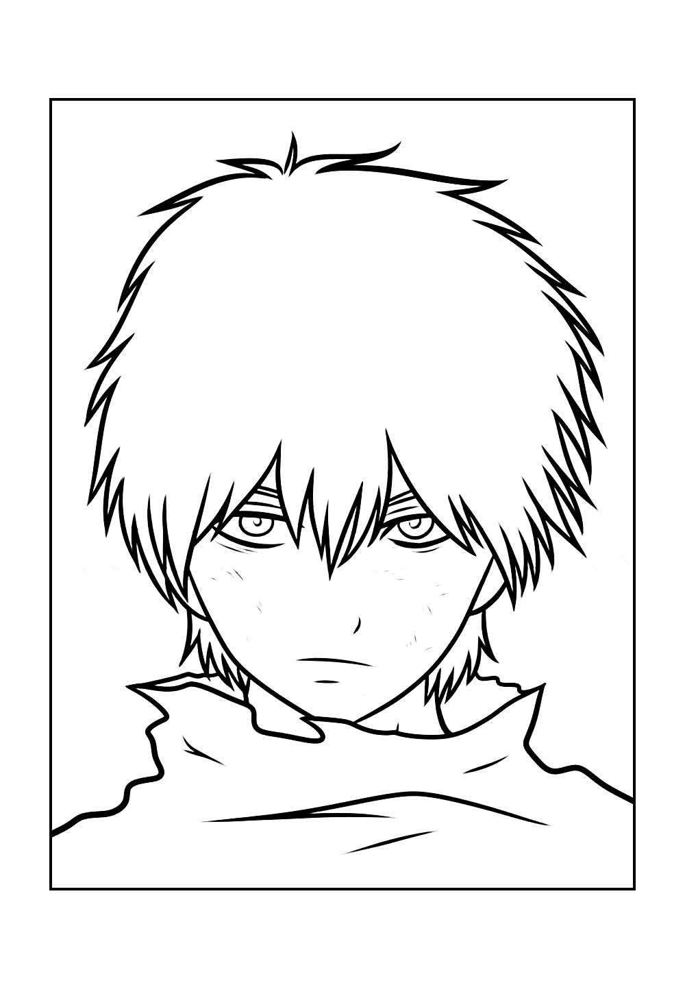 Anime Tokyo Ghoul para colorir