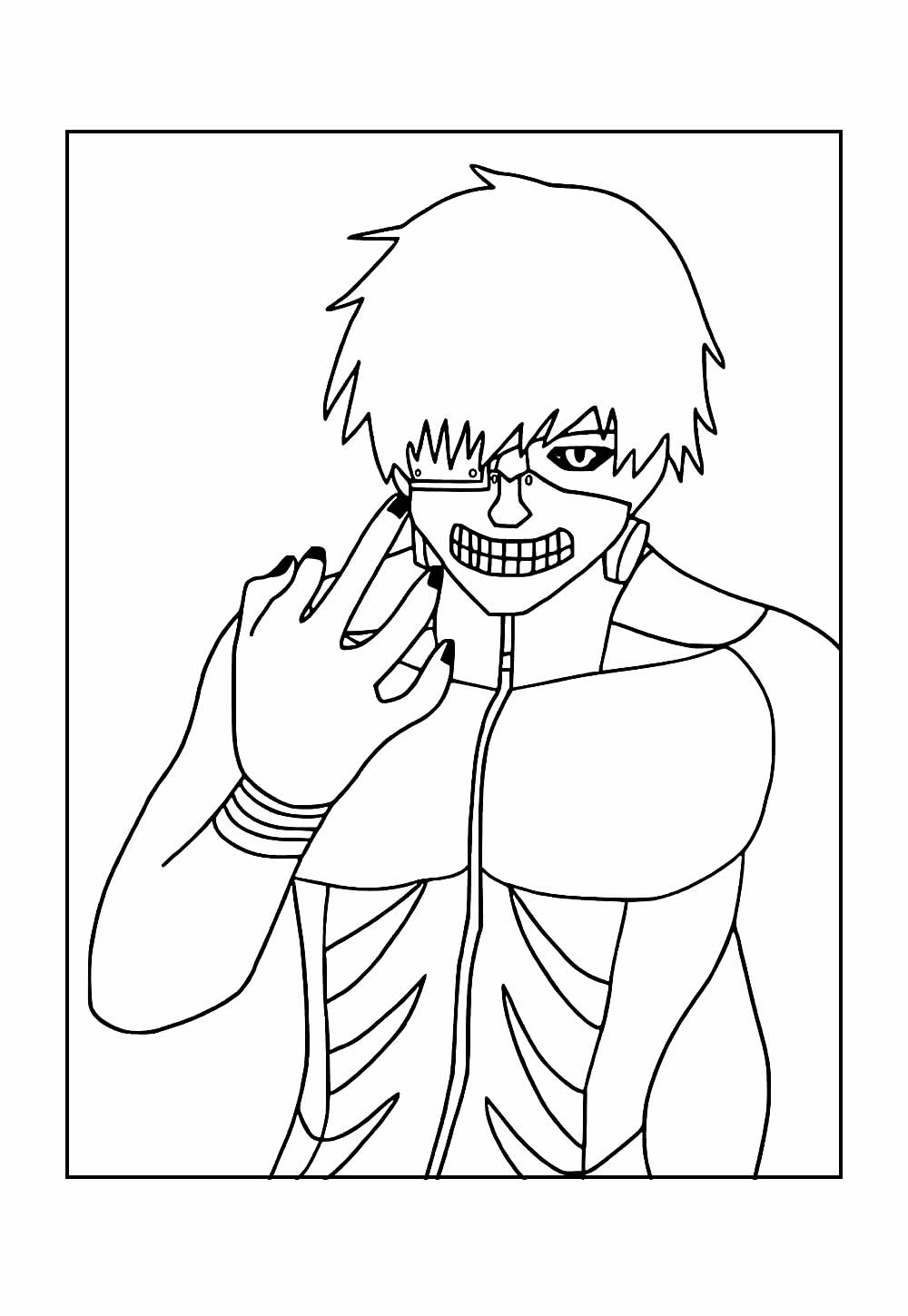 Desenho de Tokyo Ghoul - Anime