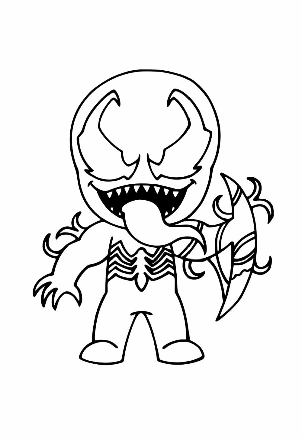 Desenho de Venom Baby