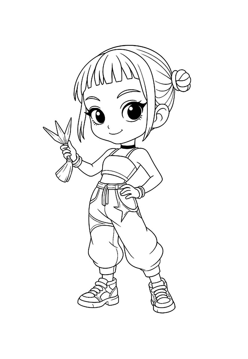 Desenho de Zoey Baby para colorir