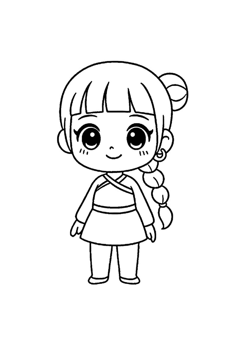 Zoey Baby para colorir