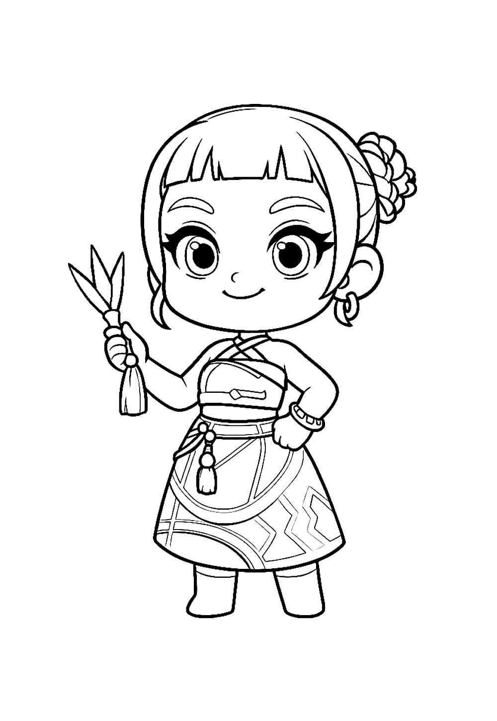 Desenho de Zoey Baby