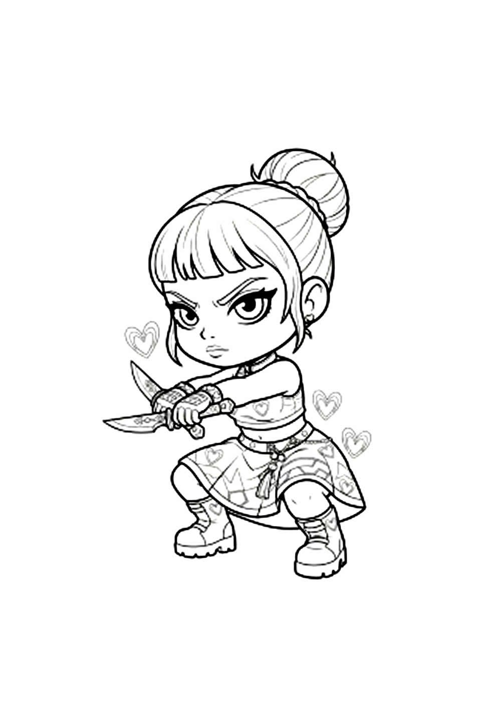 Desenho de Zoey Baby para colorir