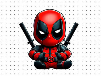 Desenhos de Deadpool Baby para colorir