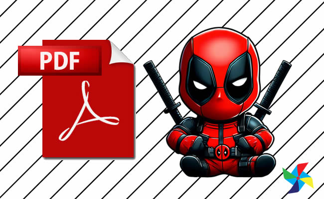 Desenhos de Deadpool Baby em PDF