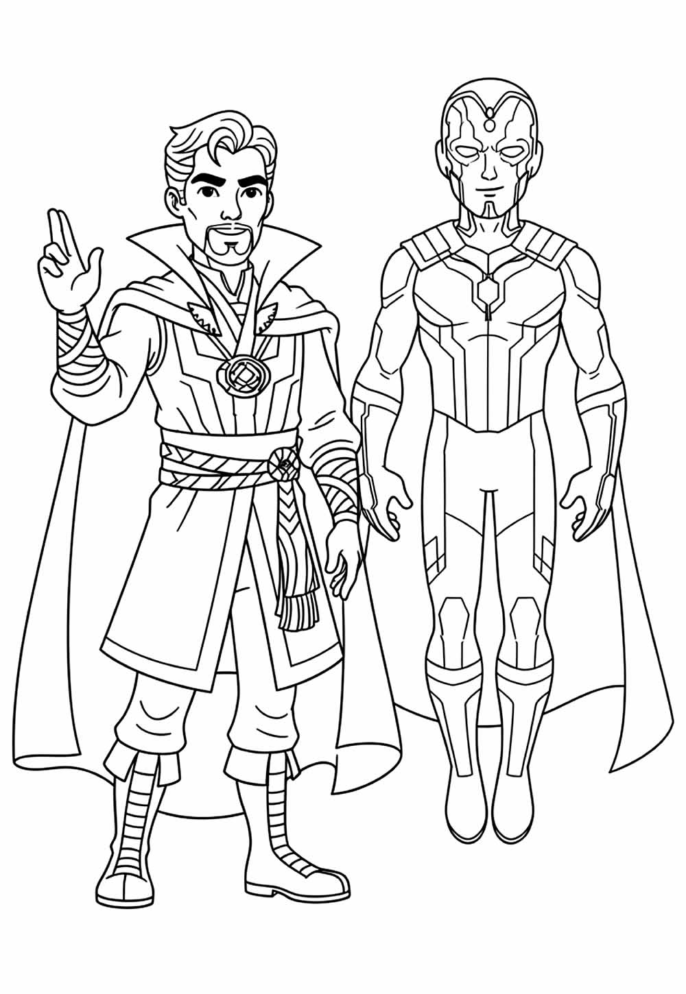 Desenho Doutor Estranho