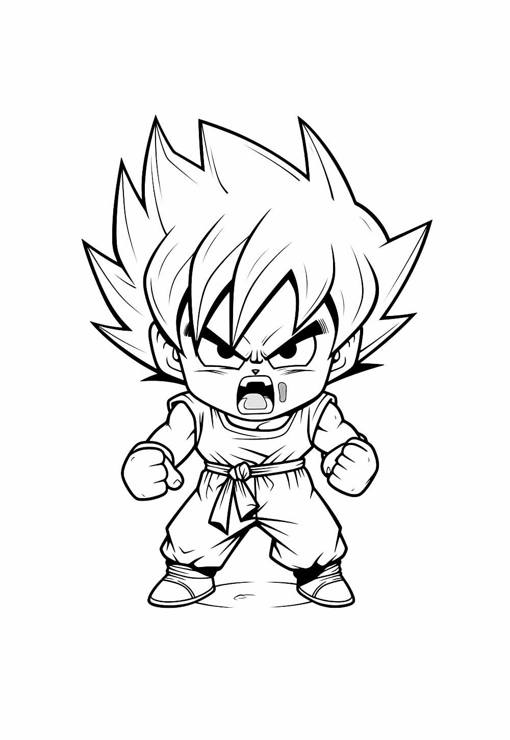 Desenho de Goku Baby