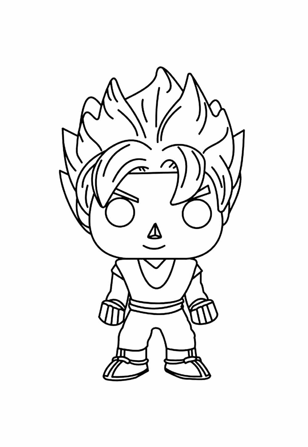 Desenho de Goku Baby para colorir