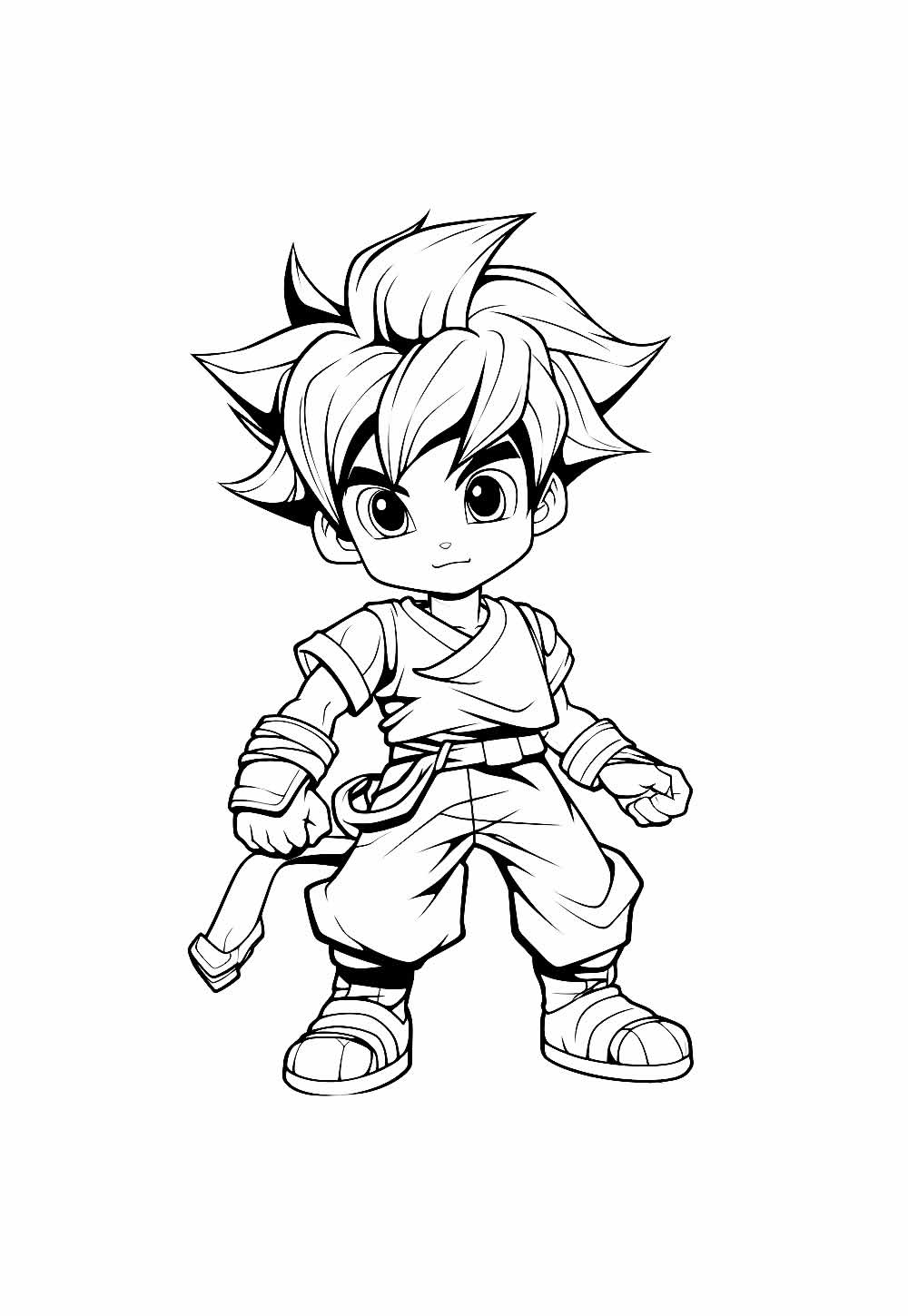 Goku Baby para colorir