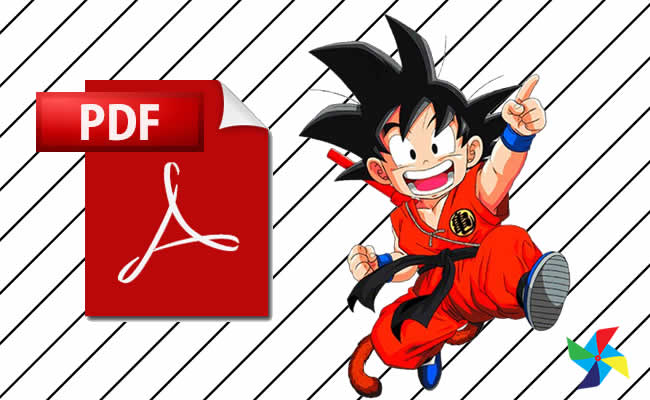Desenhos de Goku Baby em PDF