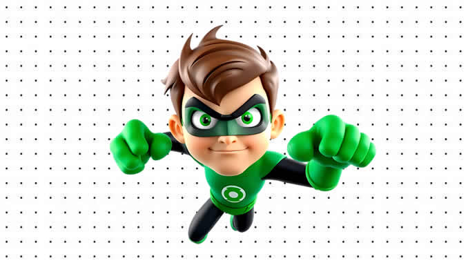 Desenhos do Lanterna Verde Baby para colorir