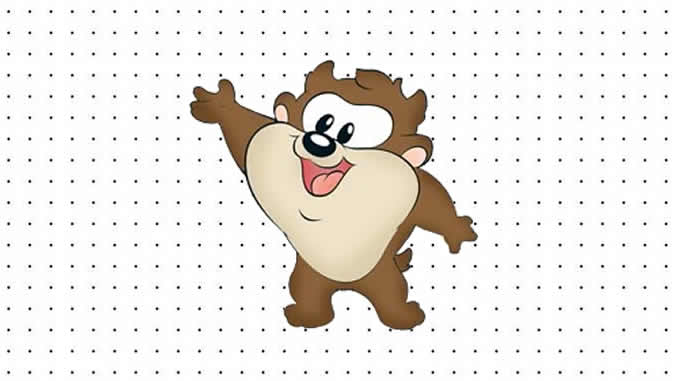 Desenhos de Baby Taz para colorir