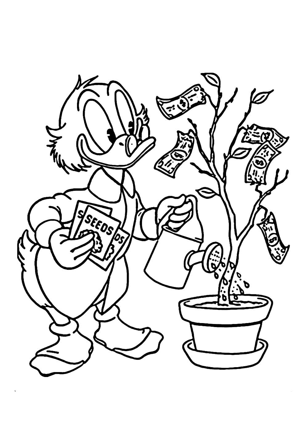 Desenho Tio Patinhas