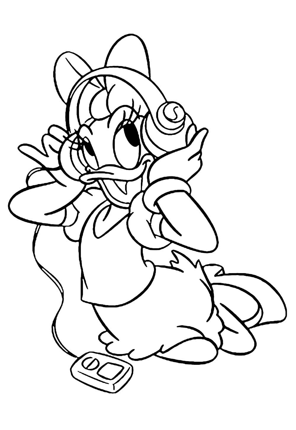 Desenho do Tio Patinhas para colorir