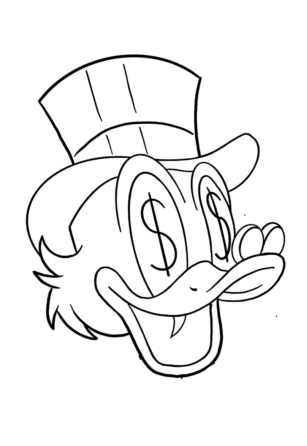 Tio Patinhas Colorir