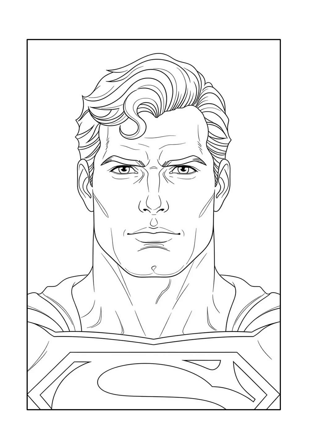 ´Desenho Super-Homem para Colorir