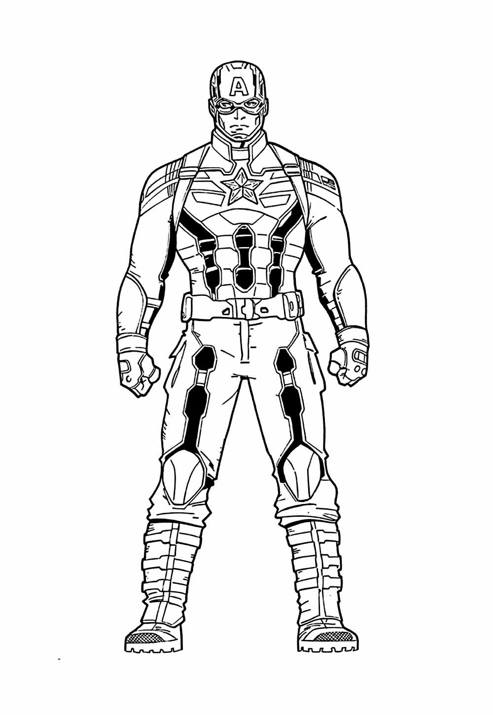Desenho do Capitão América