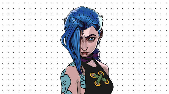 Desenhos de Jinx para colorir